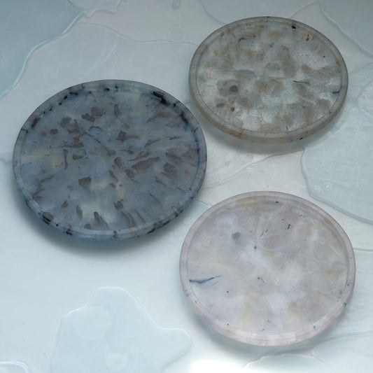 佐藤幸惠 鑄造玻璃丸皿