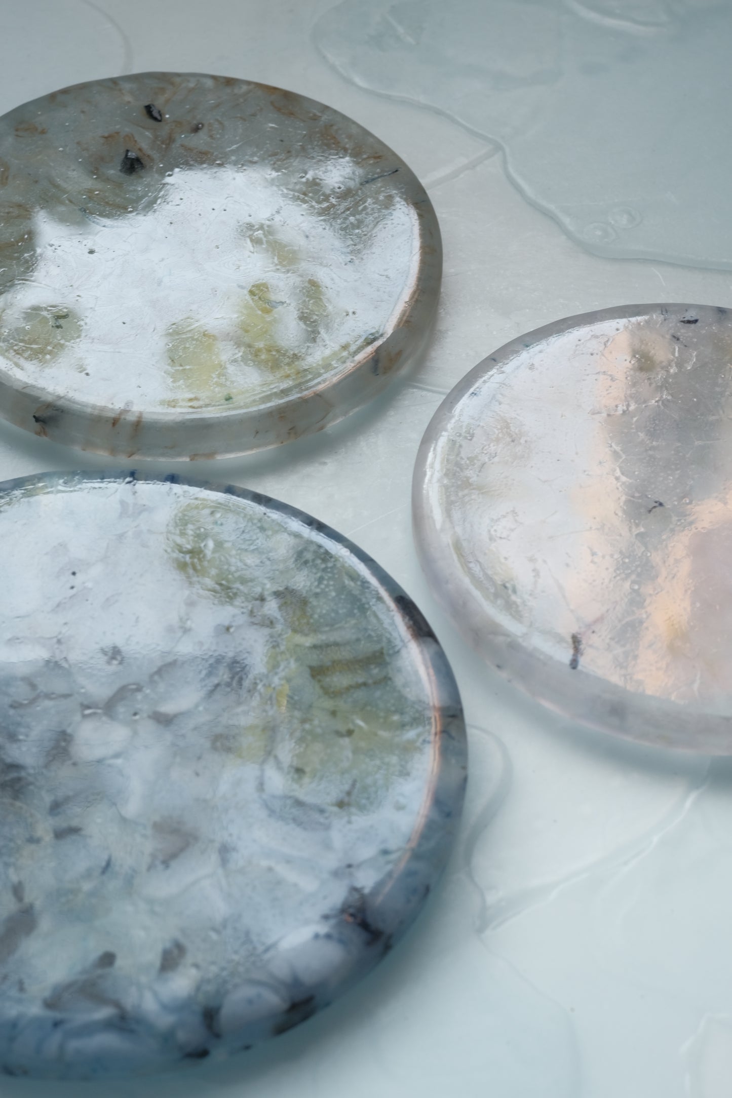 佐藤幸惠 鑄造玻璃丸皿