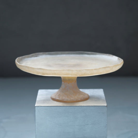 佐藤幸惠 鑄造玻璃高腳皿