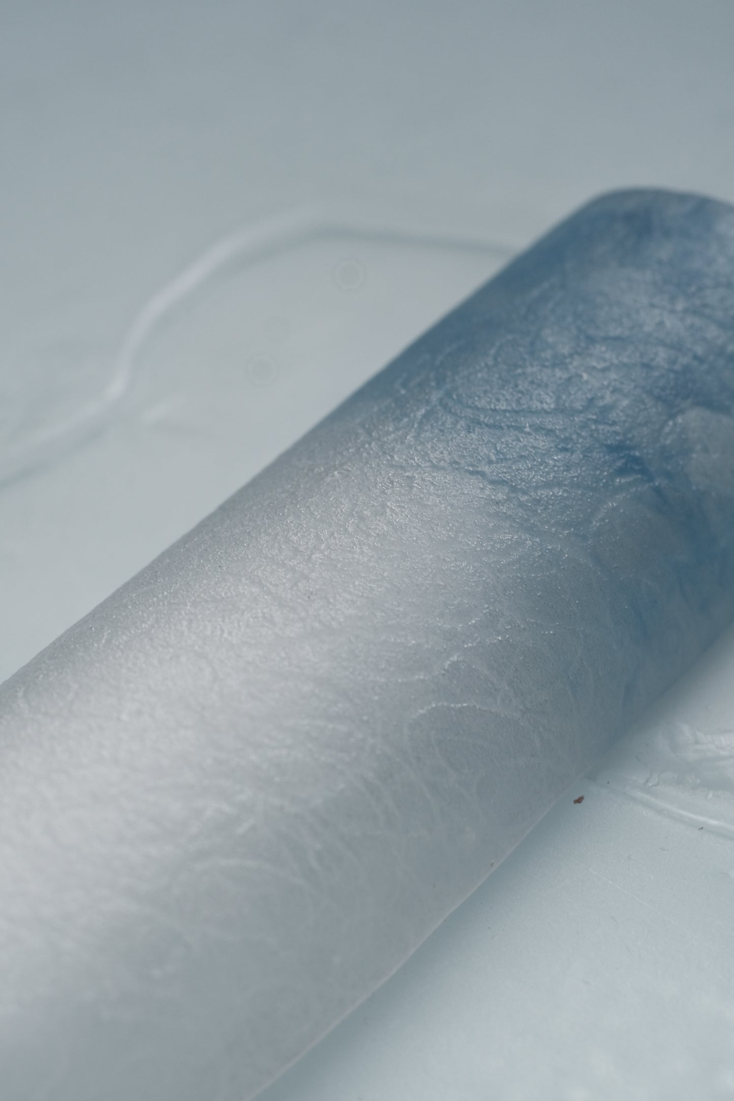 佐藤幸惠 鑄造玻璃茶則-水藍