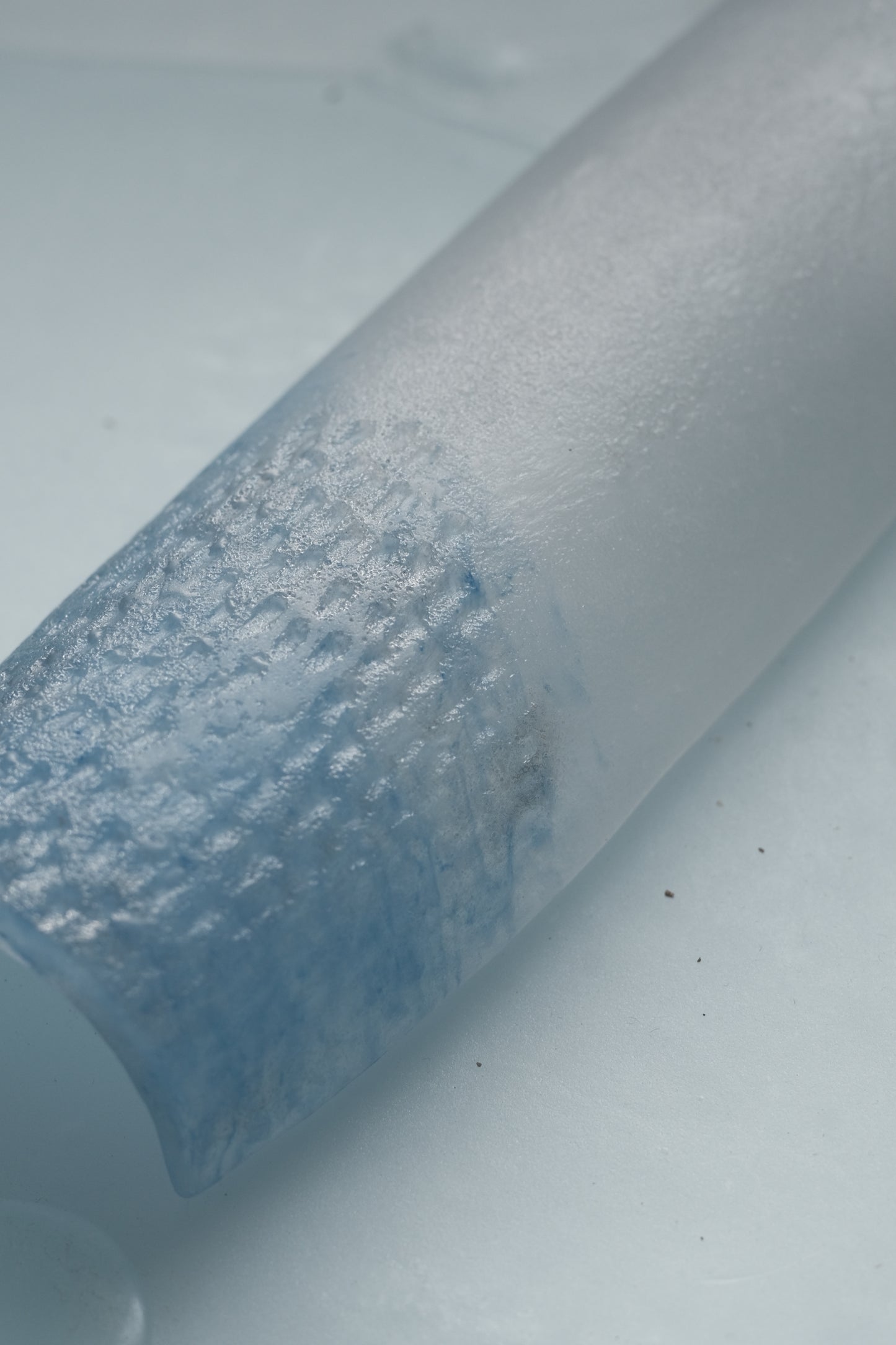 佐藤幸惠 鑄造玻璃茶則-水藍