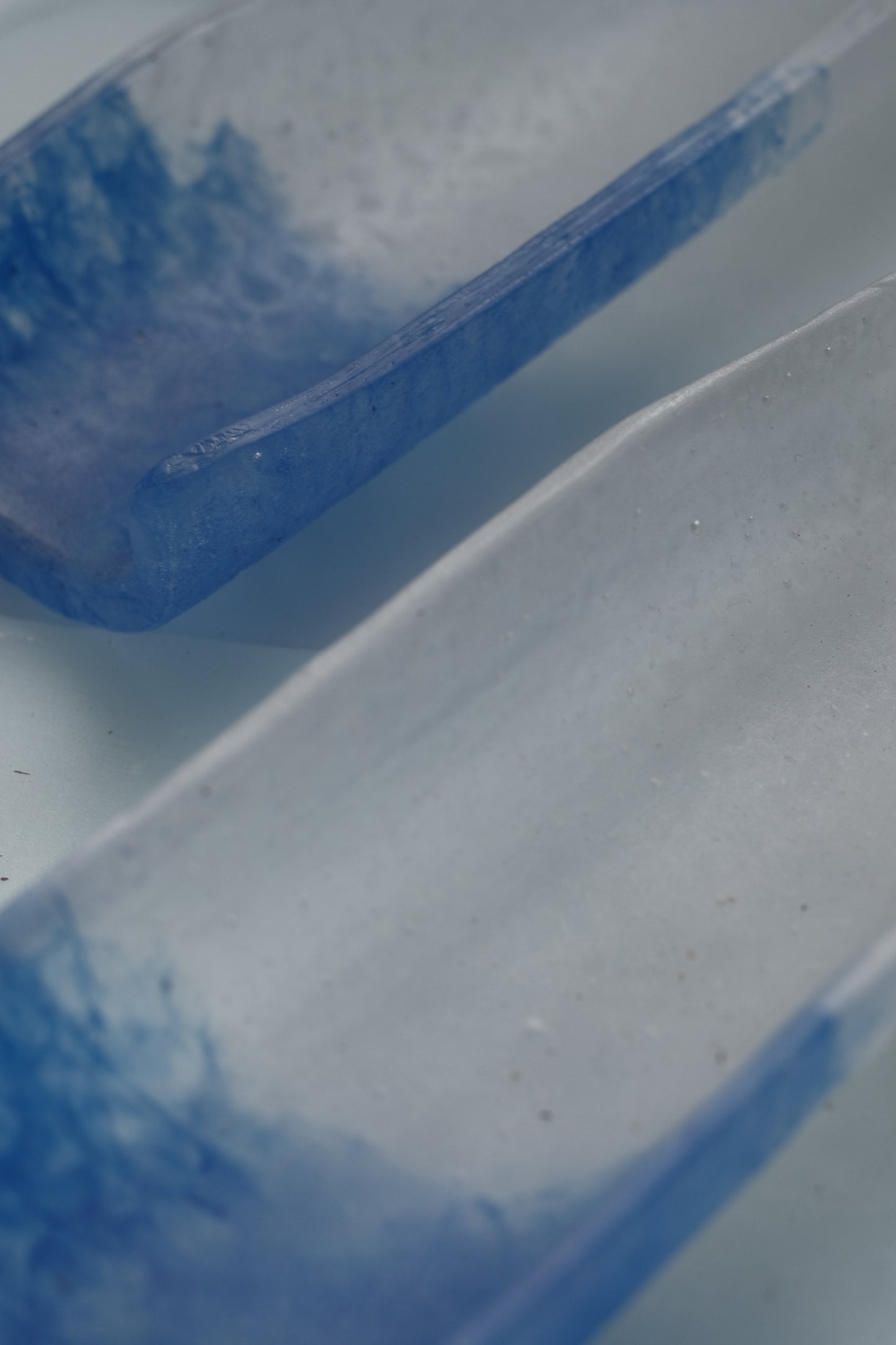 佐藤幸惠 鑄造玻璃茶則-海藍