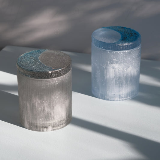 佐藤幸惠 鑄造玻璃茶倉-弦月