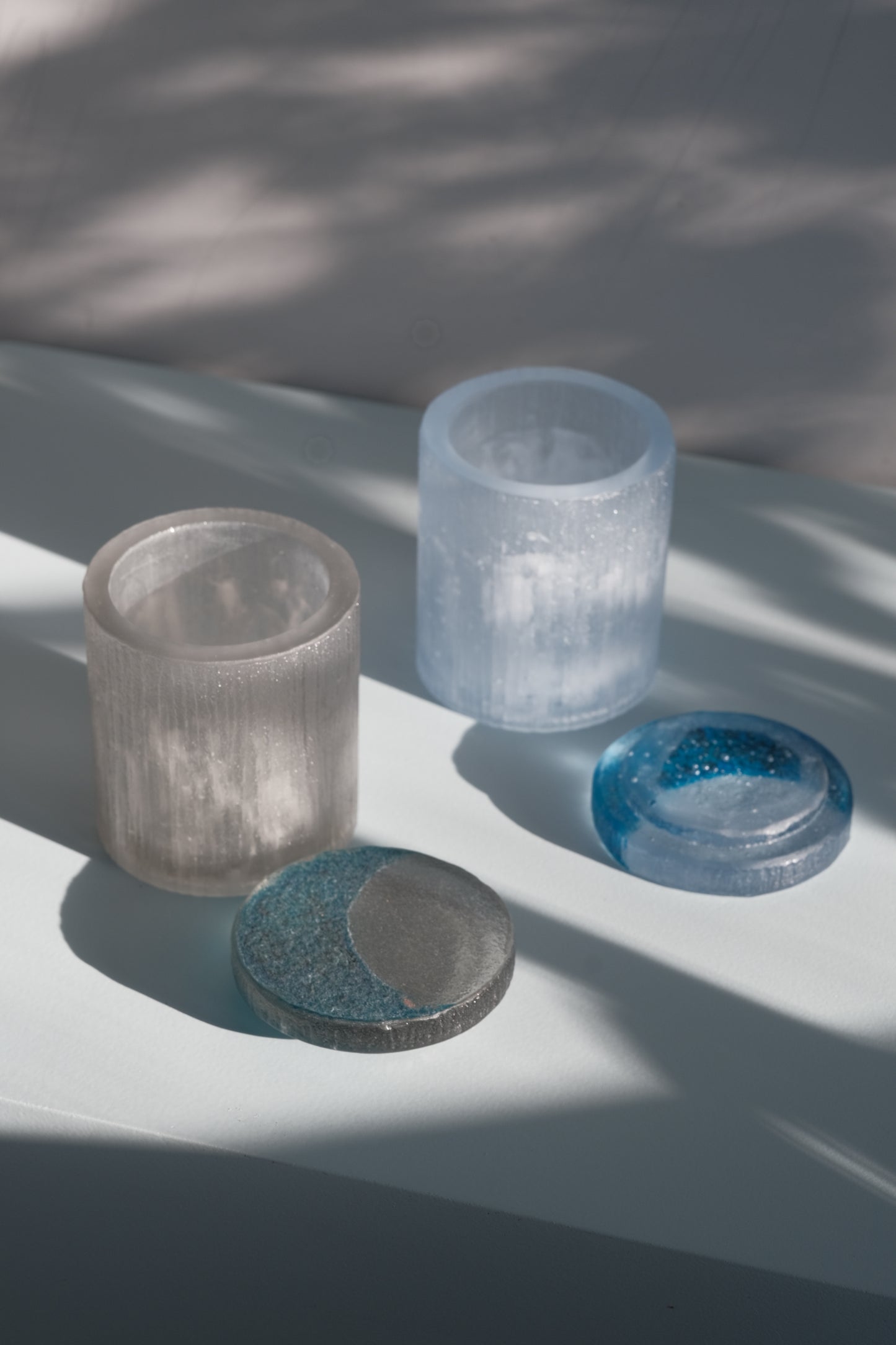 佐藤幸惠 鑄造玻璃茶倉-弦月