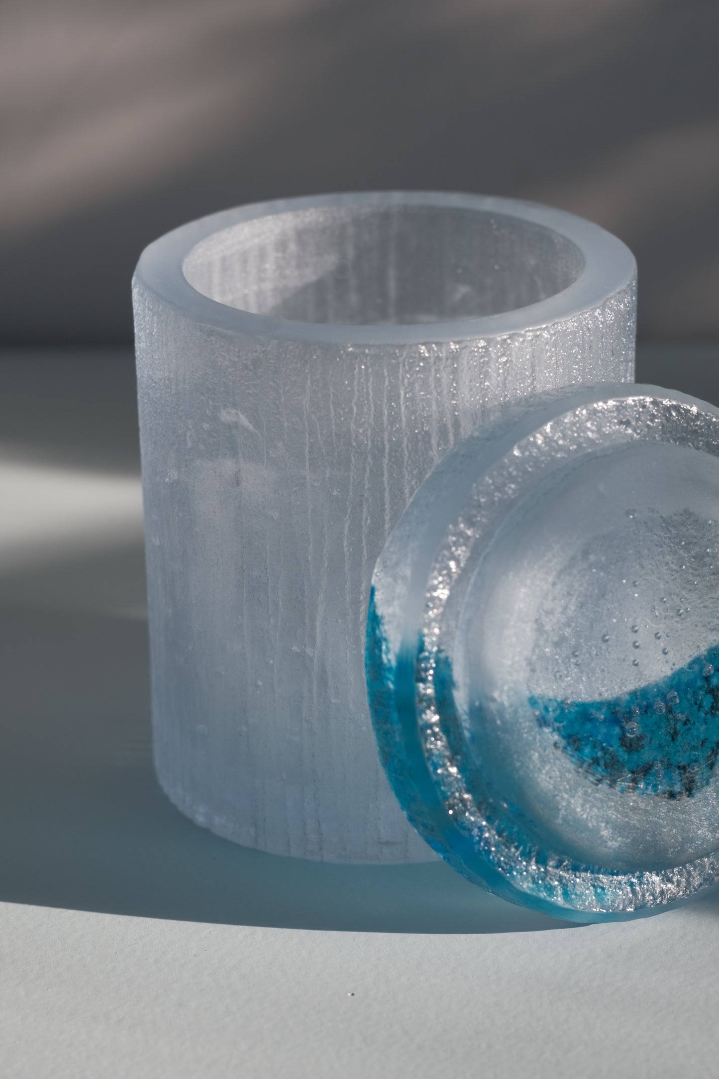 佐藤幸惠 鑄造玻璃茶倉-弦月