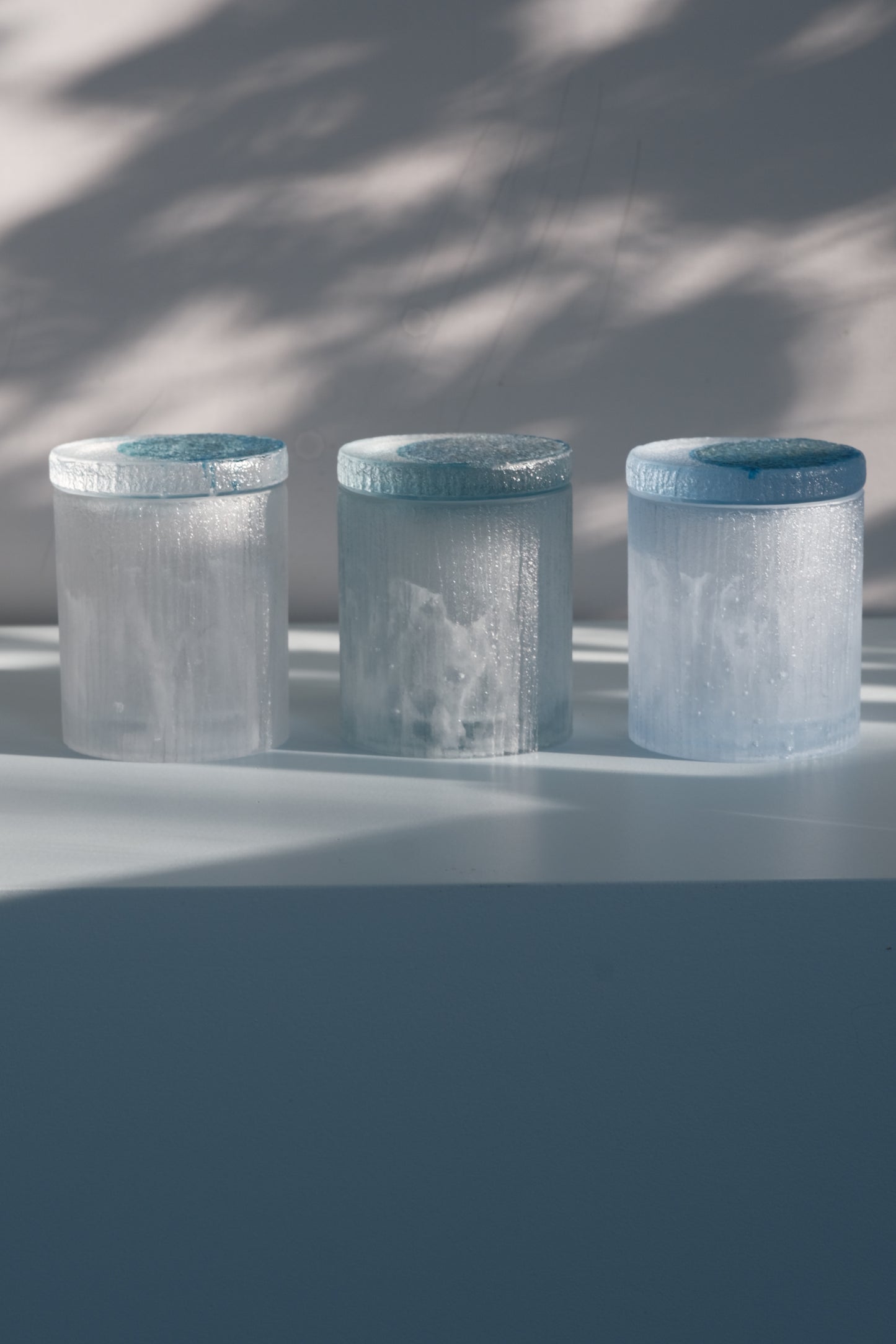 佐藤幸惠 鑄造玻璃茶倉-圓月