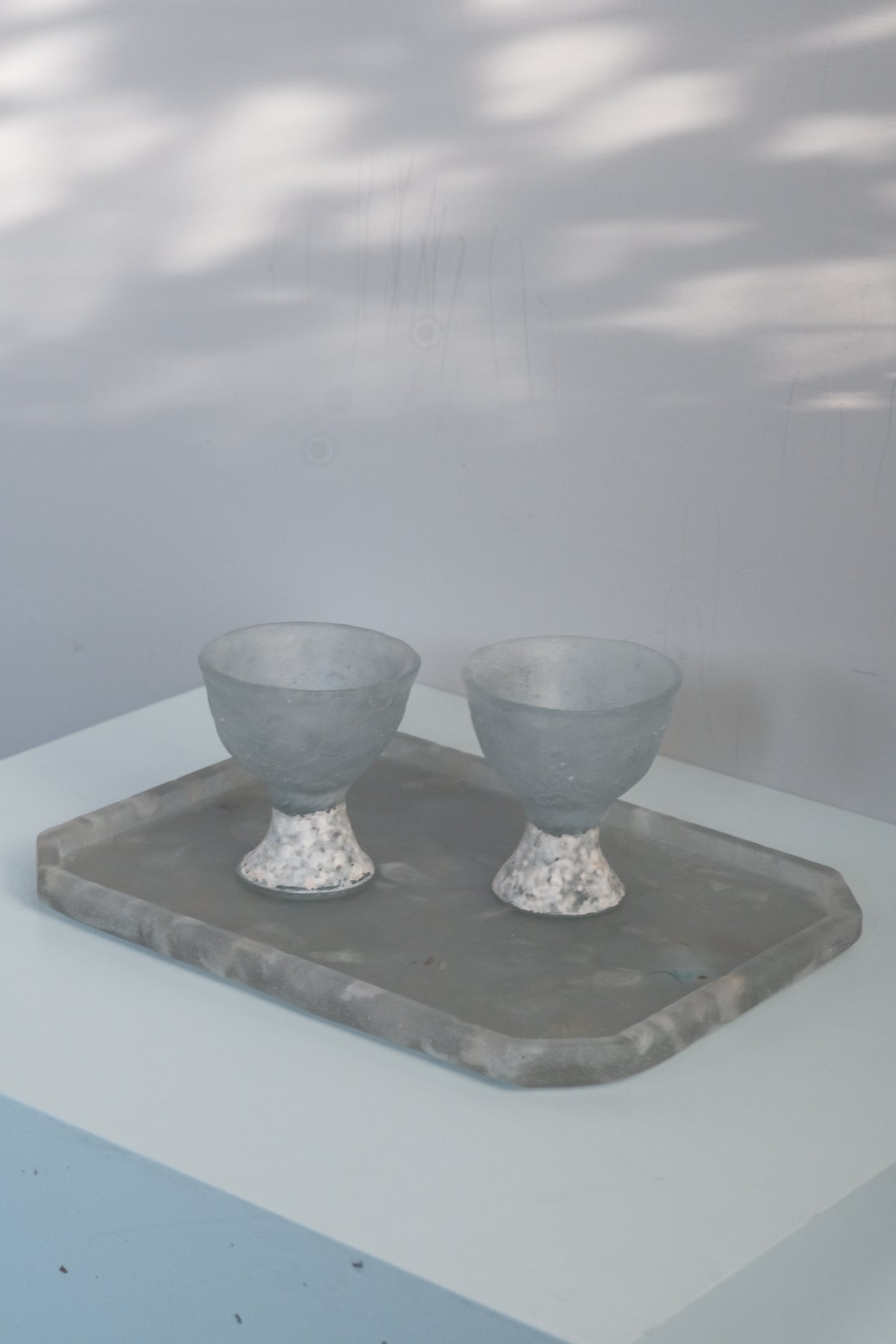 佐藤幸惠 鑄造玻璃蓋物-四角