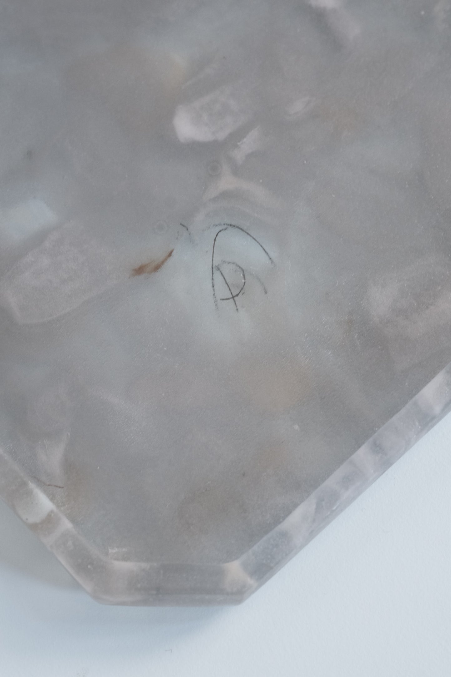 佐藤幸惠 鑄造玻璃蓋物-四角