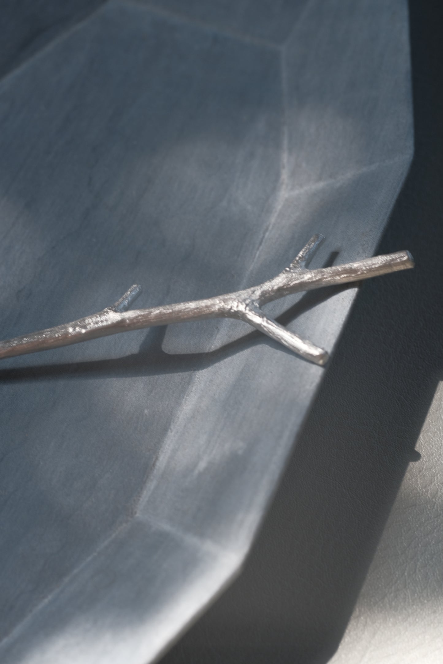 韓國純錫枝椏菓子叉 Tin Fork