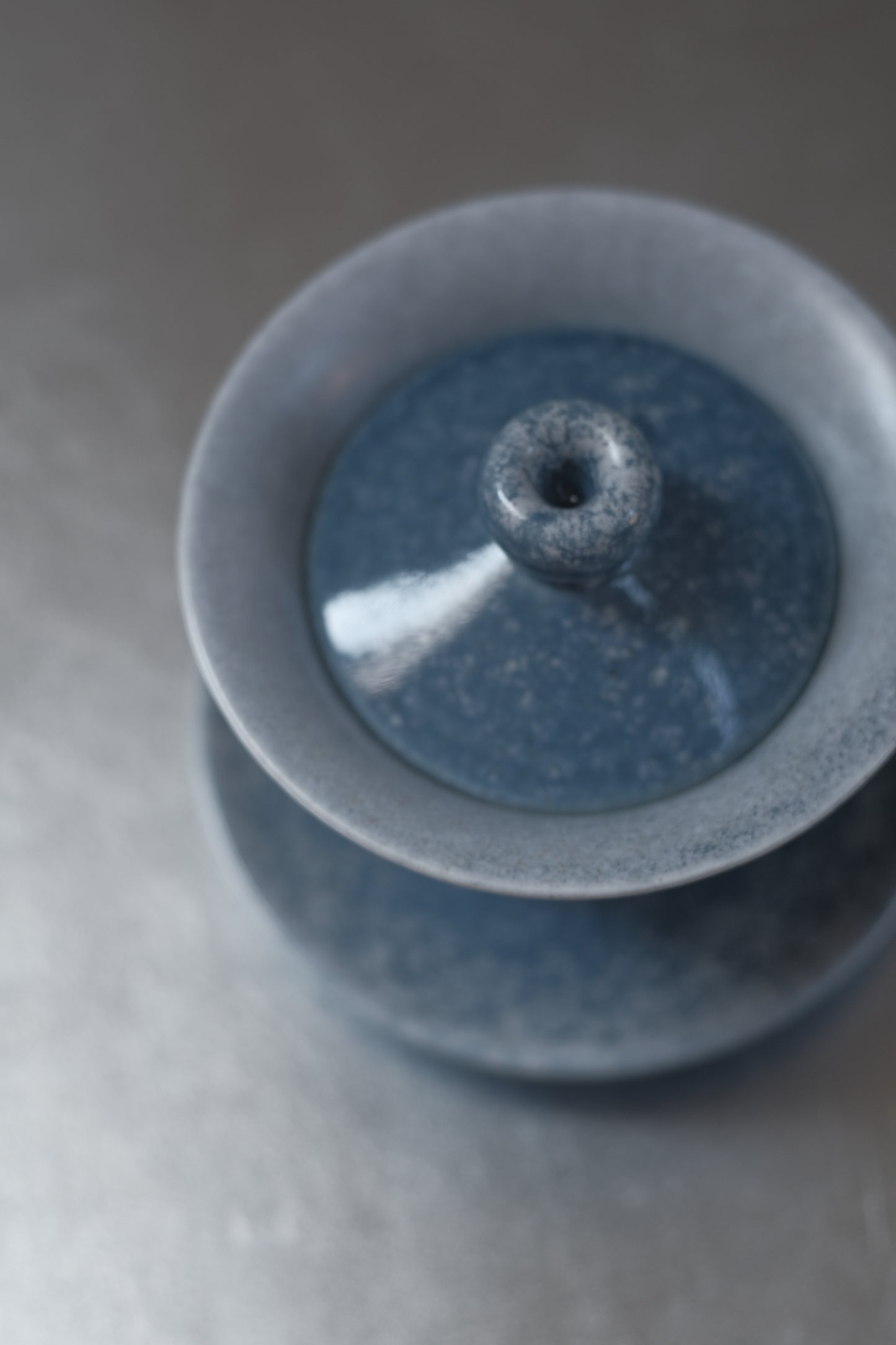 月亭- 韓國柴燒藍釉陶瓷蓋碗組 04