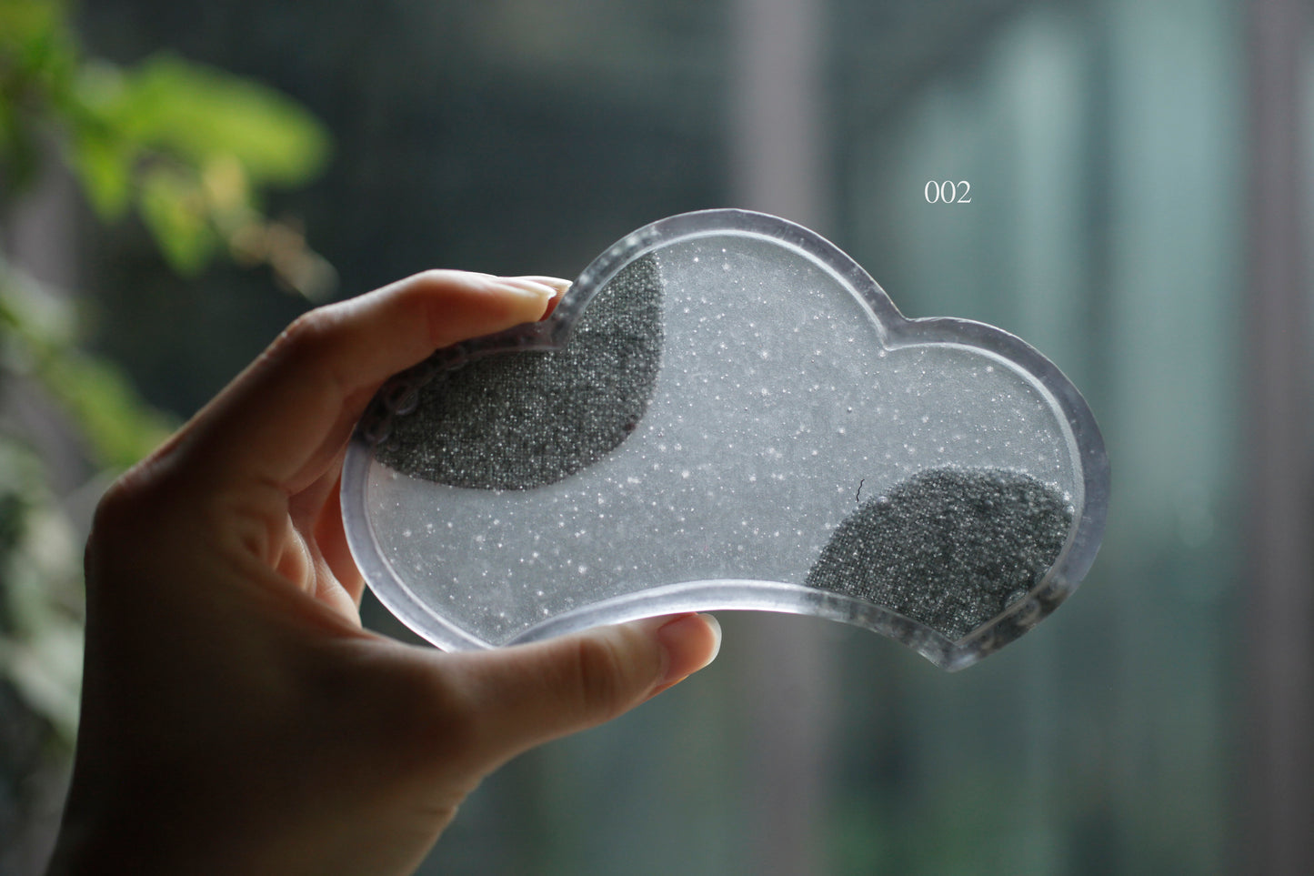 佐藤幸惠 鑄造玻璃菓子皿-松形