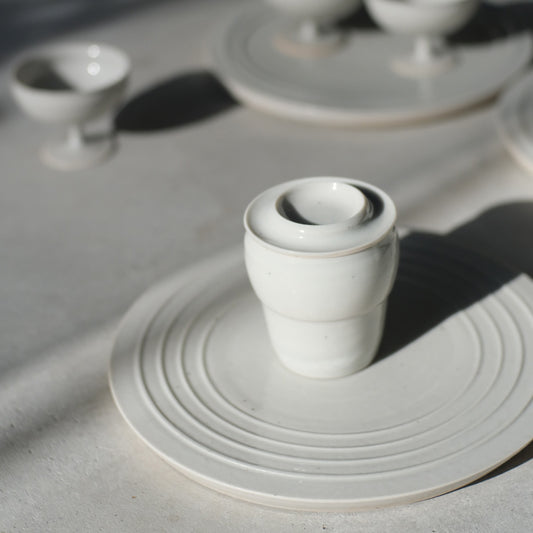 楊育睿 青白瓷茶倉